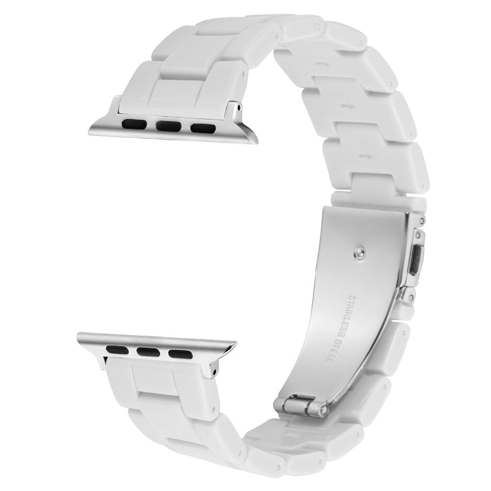 Vildt elegant Apple Watch Series 7 41mm  Rem - Hvid#serie_1