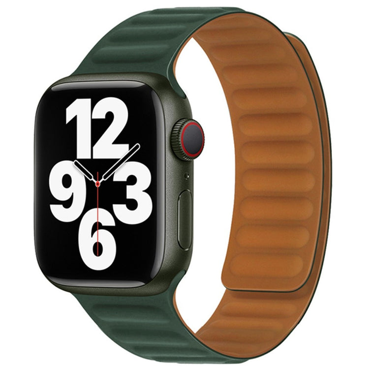 Stilren Apple Watch Series 7 41mm Silikone Rem - Grøn#serie_17