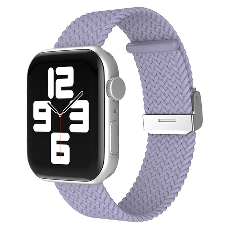 Helt vildt hårdfør Apple Watch Series 7 41mm Stof Urrem - Lilla#serie_15