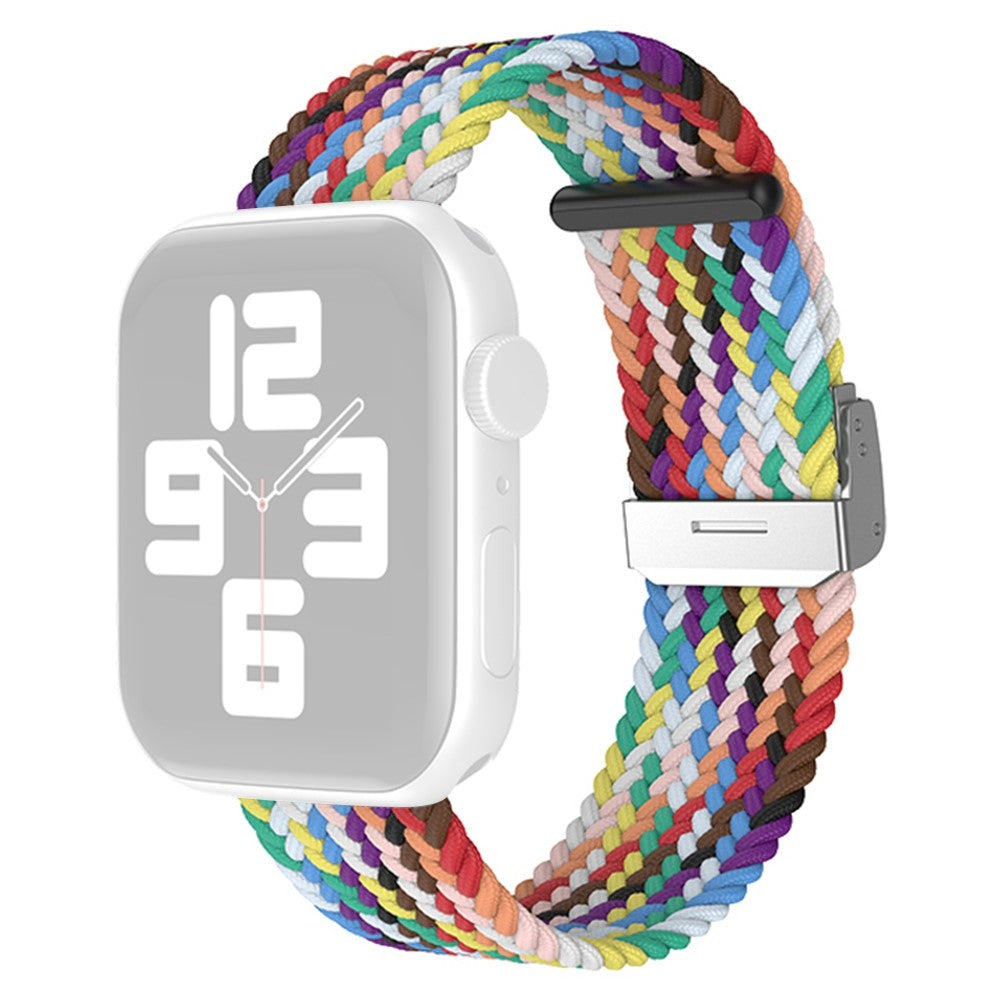 Meget godt Apple Watch Series 7 41mm Nylon Rem - Flerfarvet#serie_17