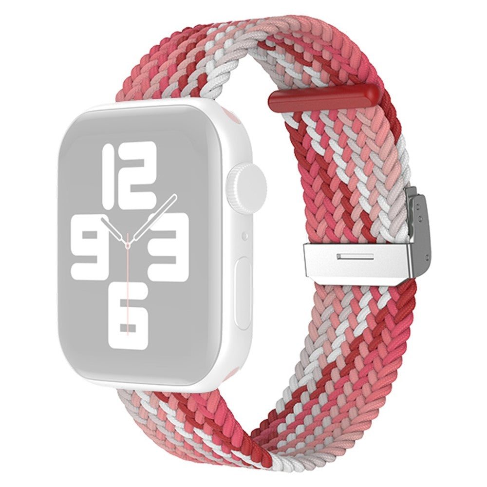 Meget godt Apple Watch Series 7 41mm Nylon Rem - Rød#serie_21