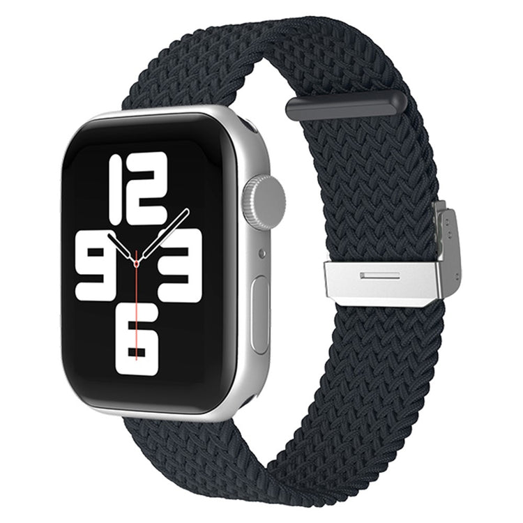 Helt vildt fantastisk Apple Watch Series 7 41mm Stof Urrem - Sølv#serie_8