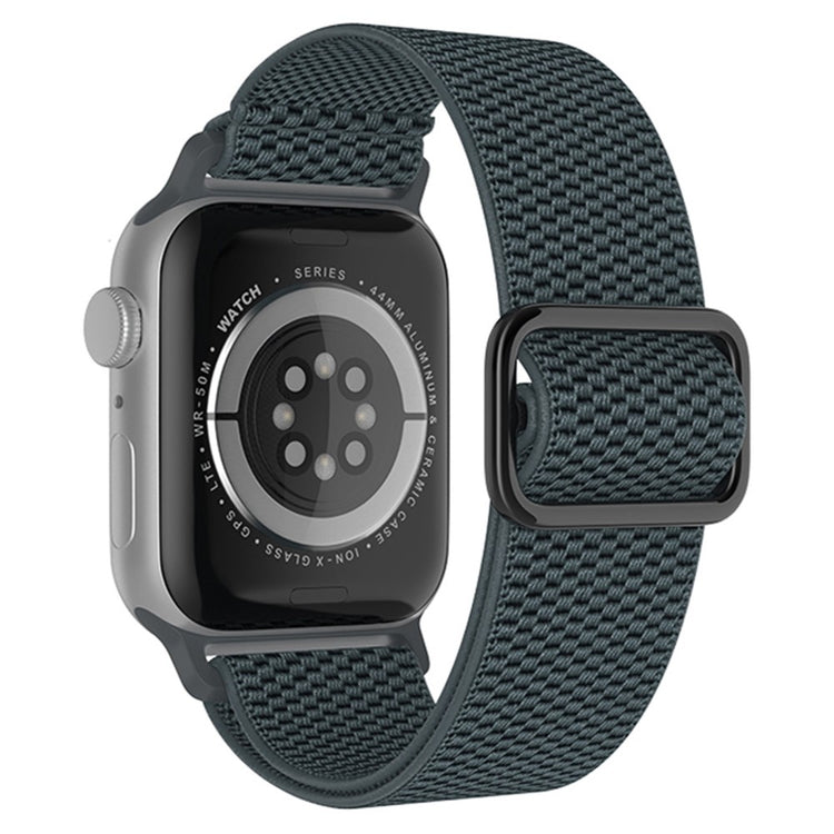 Vildt cool Apple Watch Series 7 41mm Nylon Rem - Sølv#serie_3