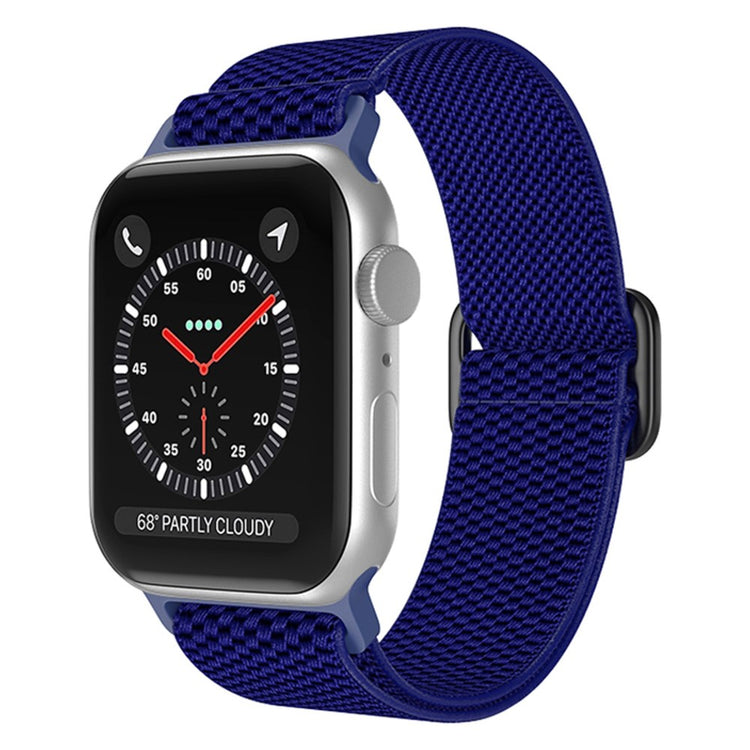 Mega fint Apple Watch Series 7 41mm Stof Urrem - Blå#serie_9