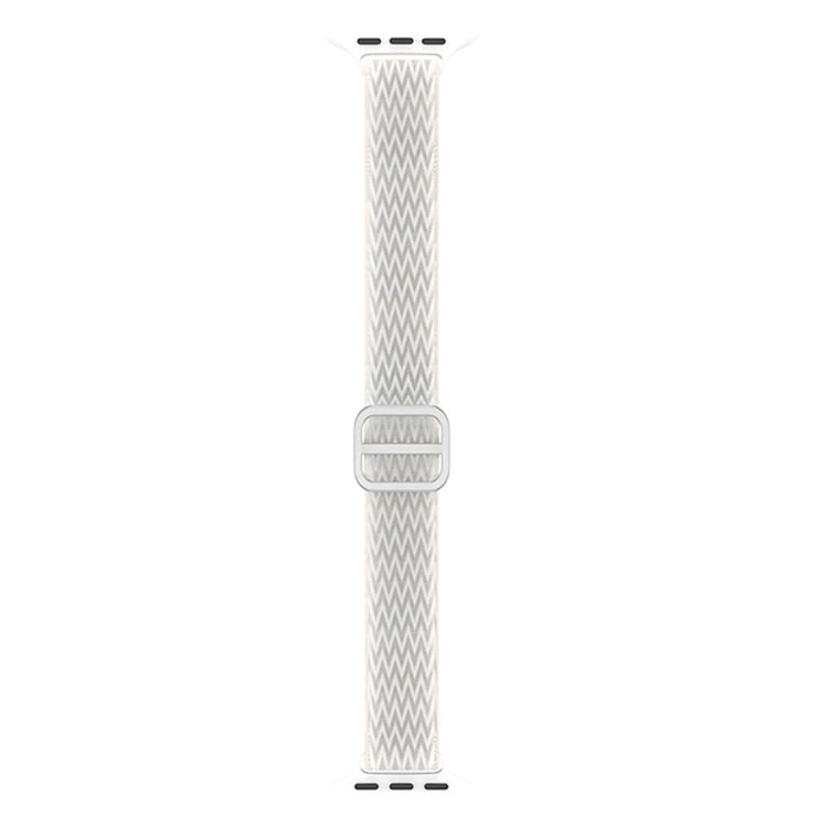 Helt vildt elegant Apple Watch Series 7 41mm Stof Urrem - Hvid#serie_2