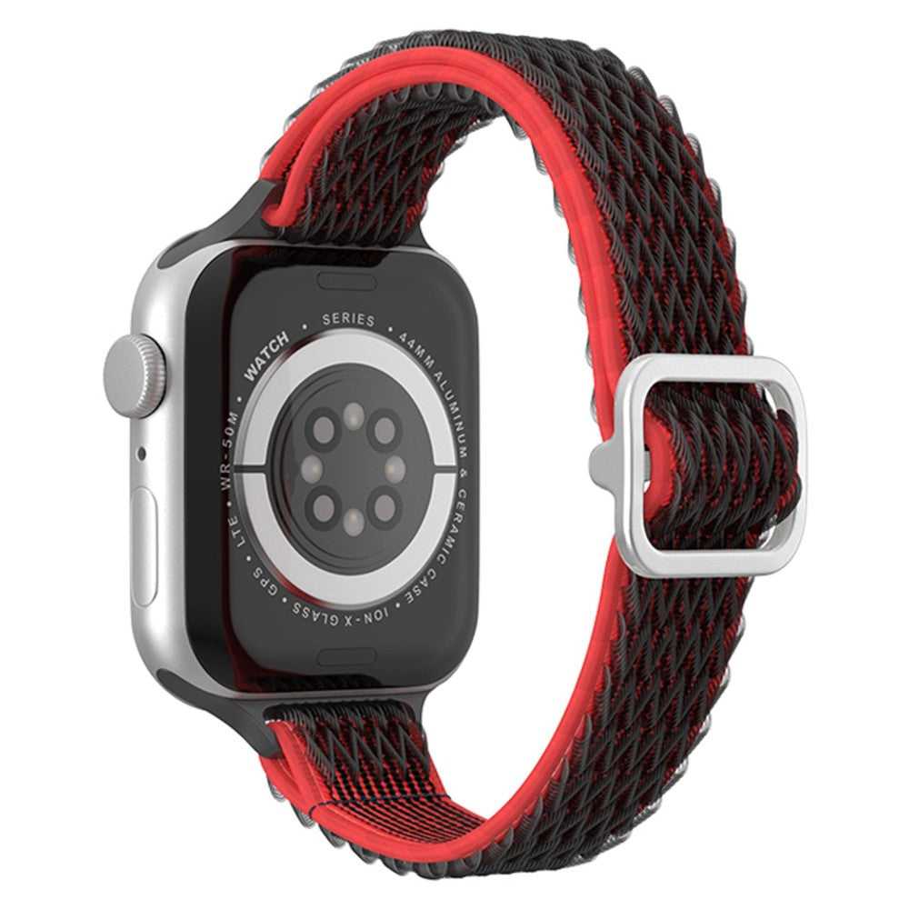 Vildt flot Apple Watch Series 7 41mm Nylon Rem - Sort#serie_7