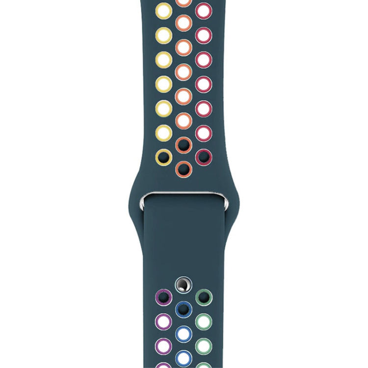 Rigtigt cool Apple Watch Series 7 41mm Silikone Urrem - Grøn#serie_1