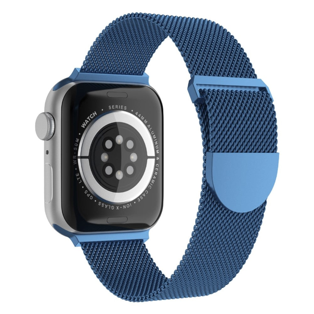 Rigtigt smuk Apple Watch Series 7 41mm Metal Rem - Blå#serie_4