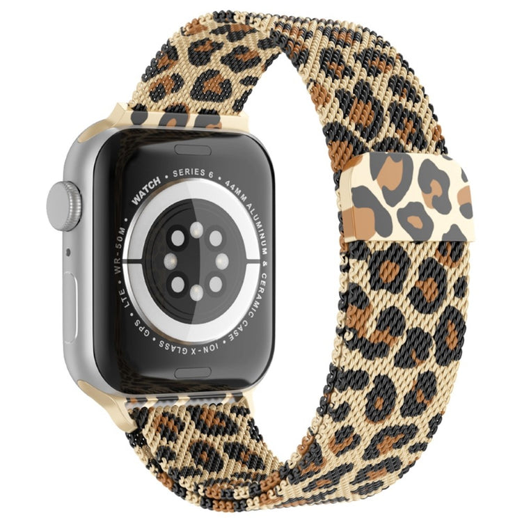 Super kønt Apple Watch Series 7 41mm Metal Rem - Guld#serie_3