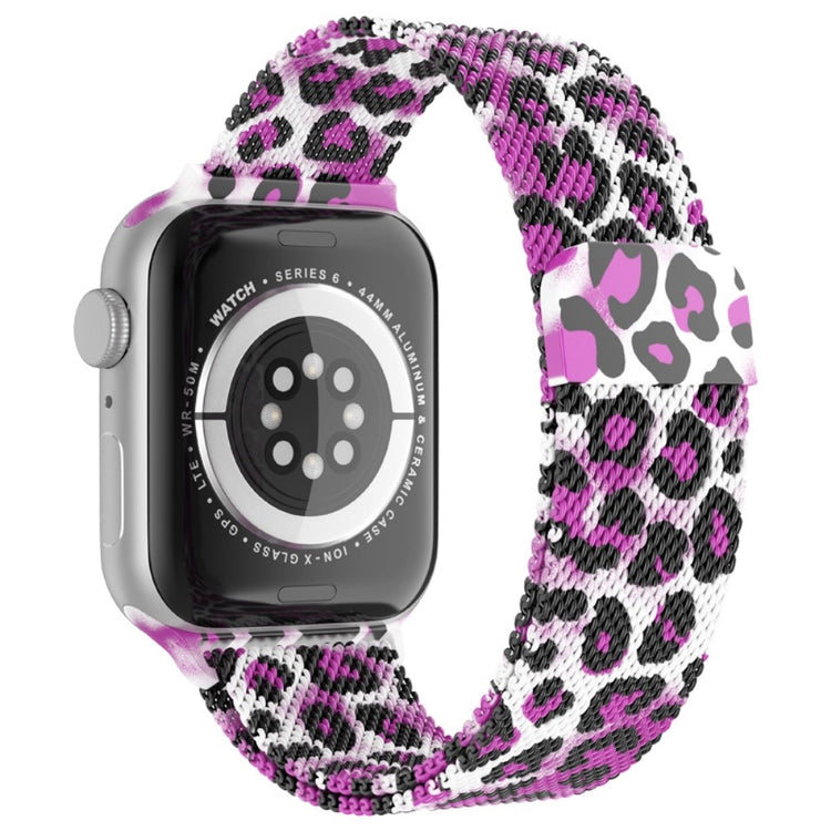 Super kønt Apple Watch Series 7 41mm Metal Rem - Lilla#serie_4