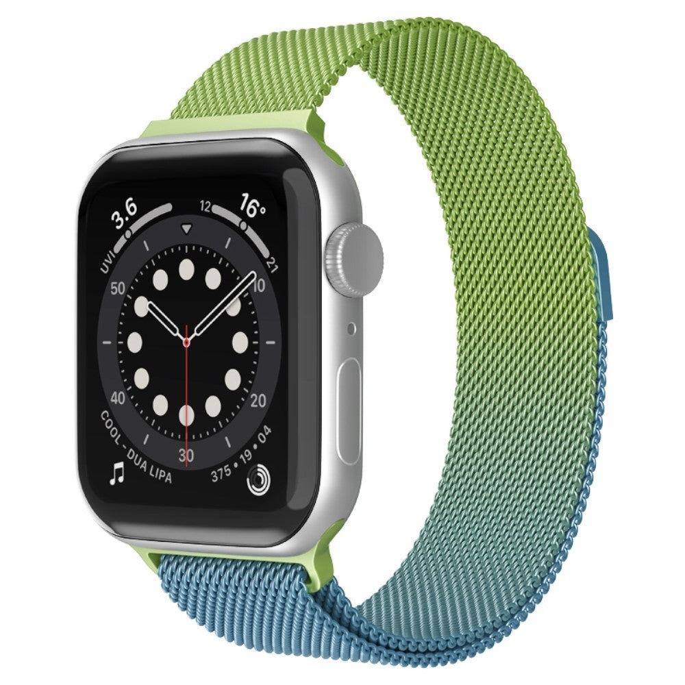 Godt Apple Watch Series 7 41mm Metal Urrem - Flerfarvet#serie_7