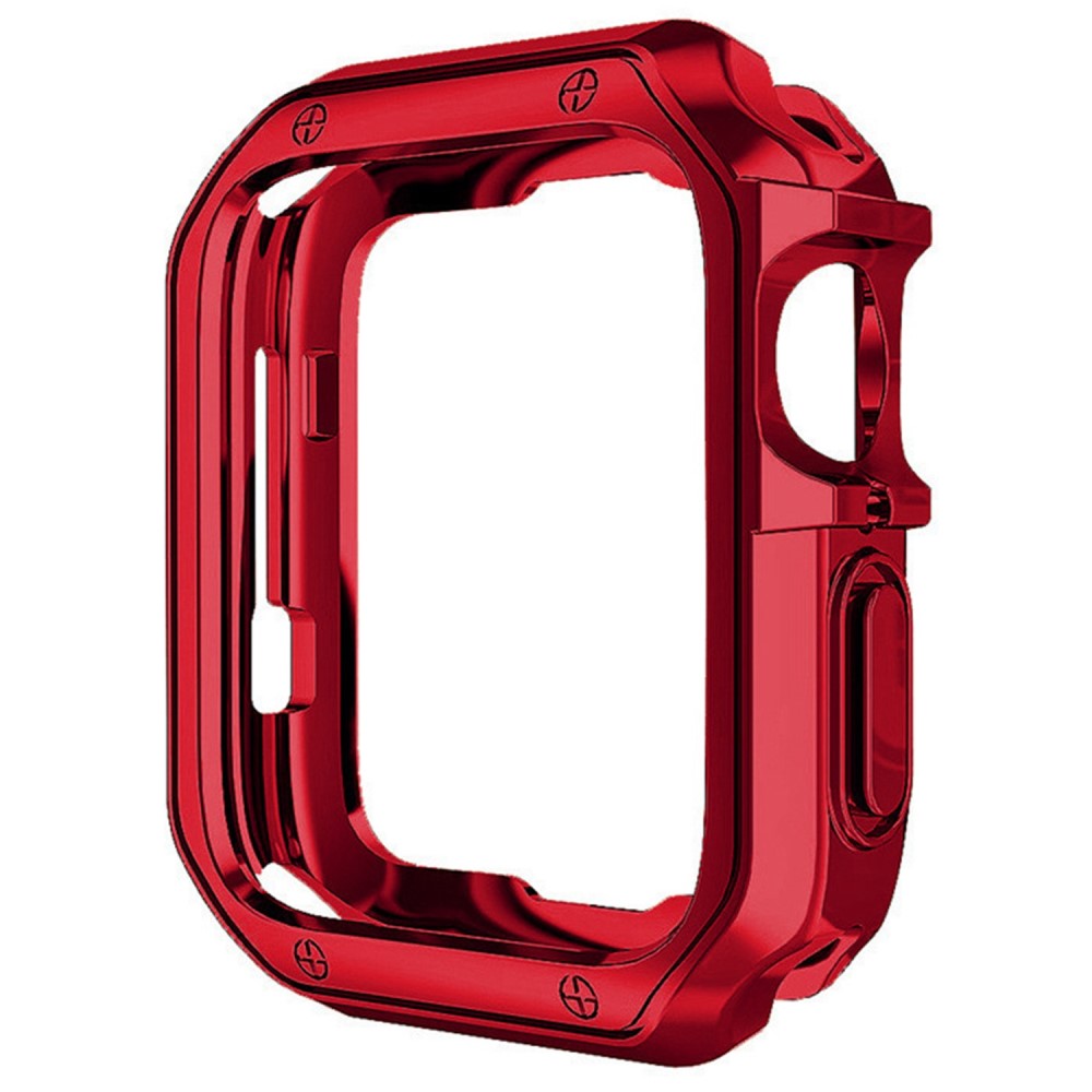 Apple Watch Series 7 41mm  Silikone Bumper  - Rød#serie_2