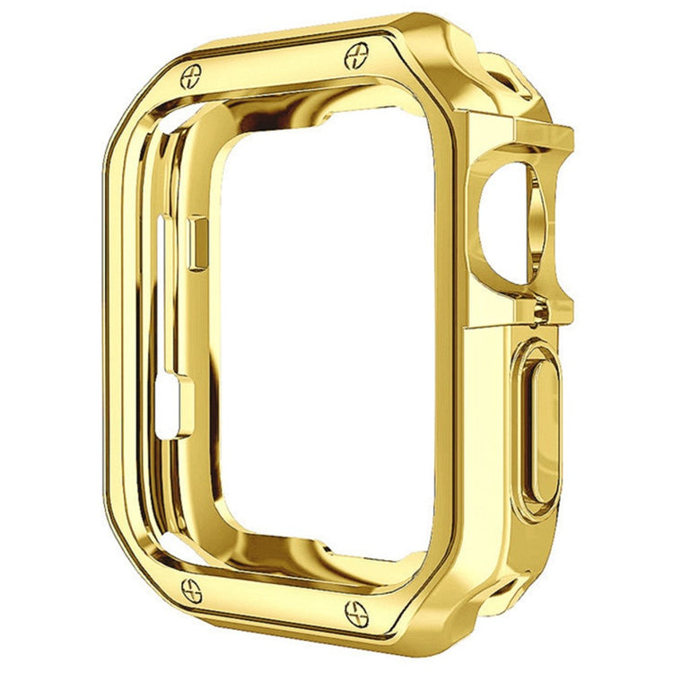 Apple Watch Series 7 41mm  Silikone Bumper  - Guld#serie_3