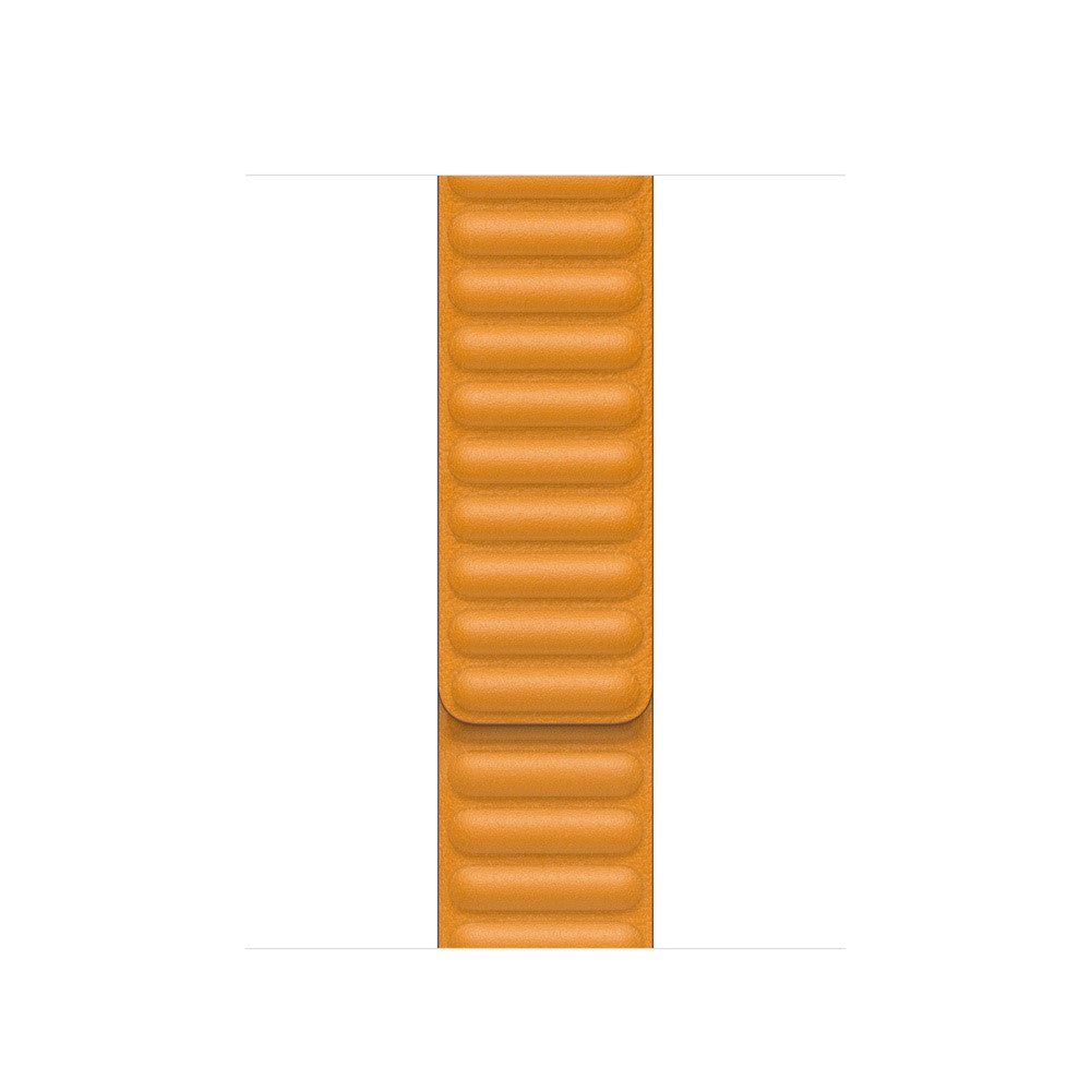 Helt vildt fint Universal Apple Ægte læder Urrem - Orange#serie_8