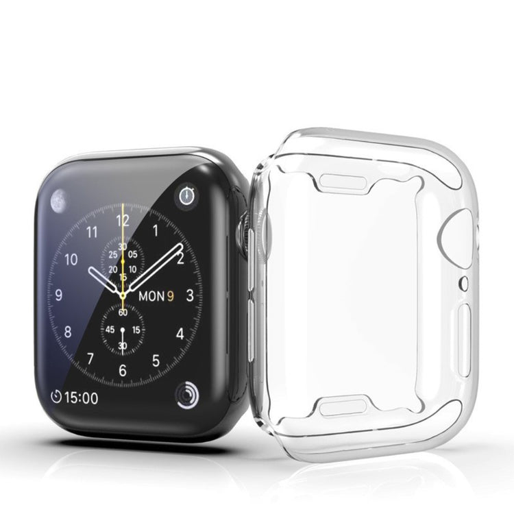 Meget Fed Apple Watch Series 7 45mm Cover med Skærmbeskytter i Silikone - Hvid#serie_010