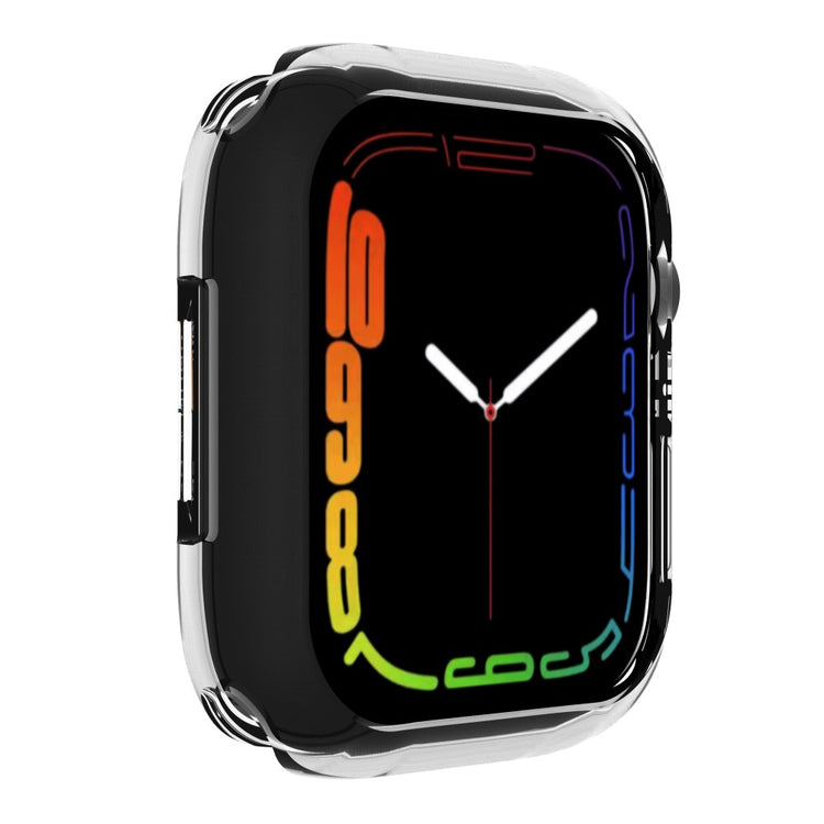 Blå Apple Watch Series 7 45mm Silikone Cover#serie_1