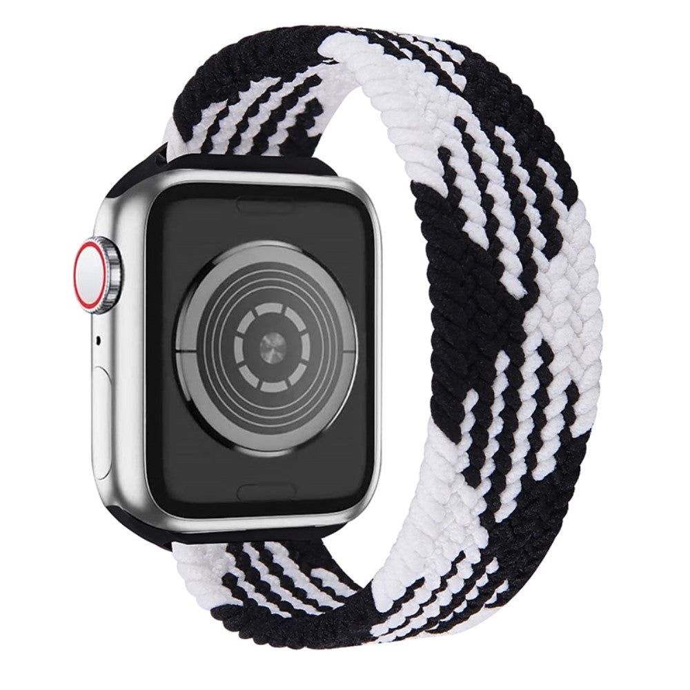 Superflot Apple Watch Series 7 45mm Nylon Rem - Størrelse: S - Flerfarvet#serie_10
