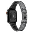 Mega Wygodny Apple Watch Series 7 45mm Metal I Stras Pasek