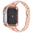 Absolutnie Ładny Apple Watch Series 7 45mm Metal I Stras Pasek