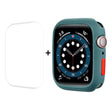 Wygodny Apple Watch Series 7 45mm Obudowa z Osłona ekranu w Silikon / TPU