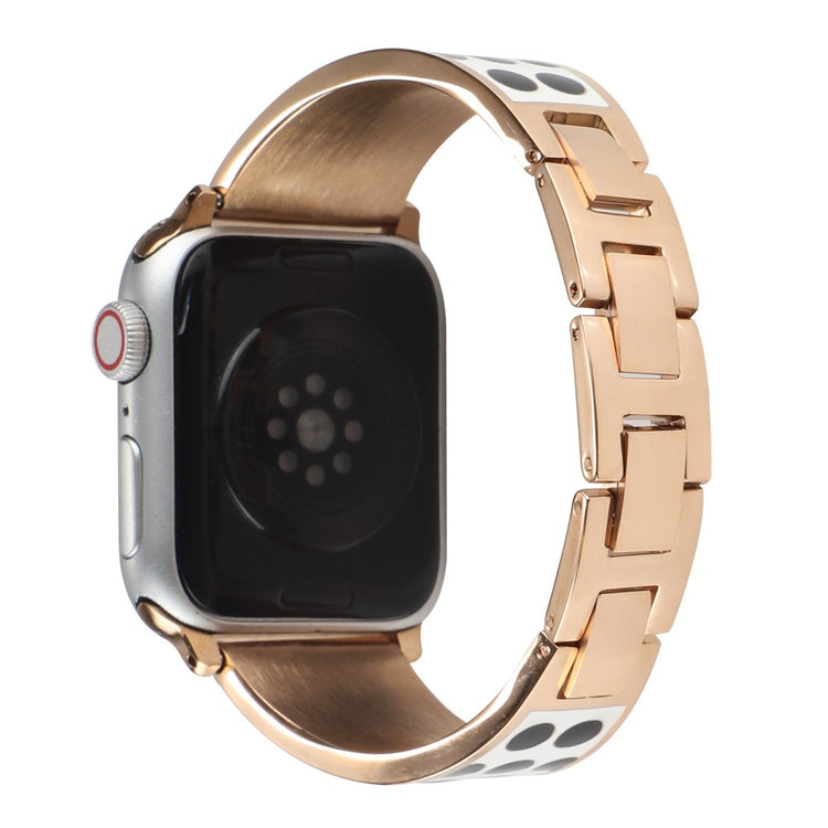 Super flot Apple Watch Series 7 45mm Metal Rem - Guld#serie_4