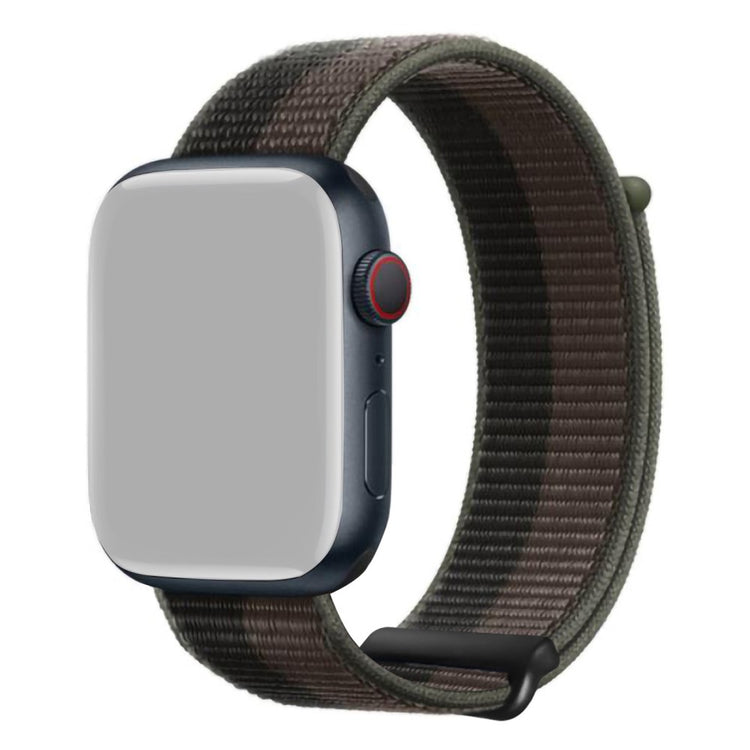 Super smuk Apple Watch Series 7 45mm Nylon Rem - Sølv#serie_1