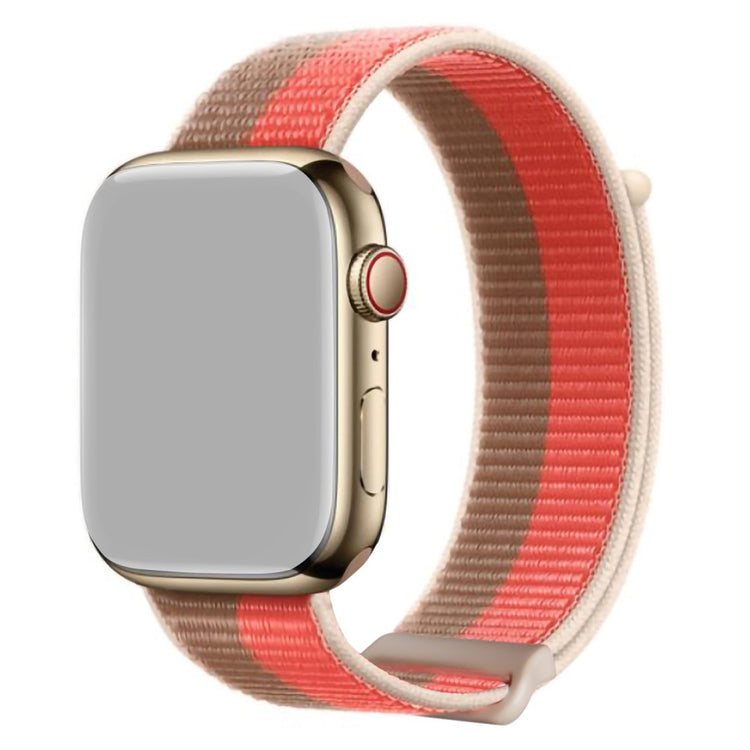 Super smuk Apple Watch Series 7 45mm Nylon Rem - Flerfarvet#serie_5