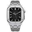 Stylowy Apple Watch Series 7 45mm Metal Pasek
