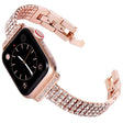 Niezwykle Elegancki Apple Watch Series 7 45mm Metal I Stras Pasek