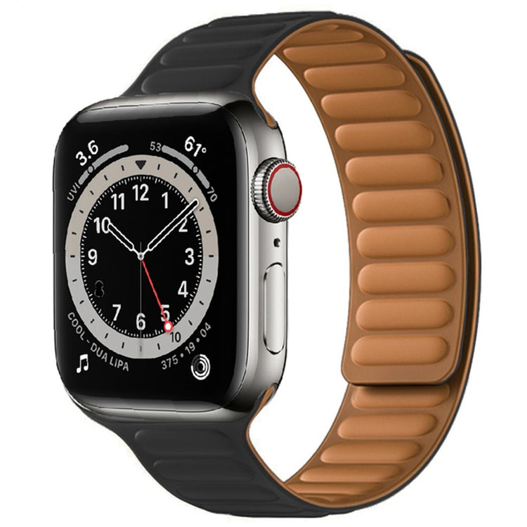 Stilren Apple Watch Series 7 45mm Silikone Rem - Sort#serie_7