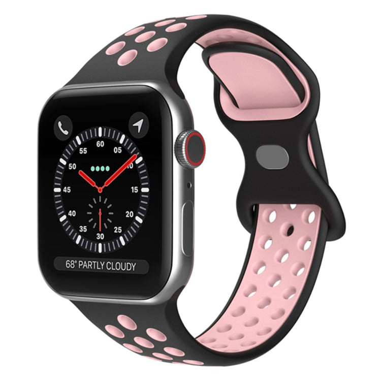 Super fantastisk Apple Watch Series 7 45mm Silikone Urrem - Sort#serie_10