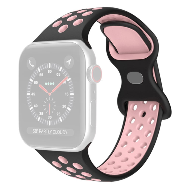 Sejt Apple Watch Series 7 45mm Silikone Rem - Sort#serie_10