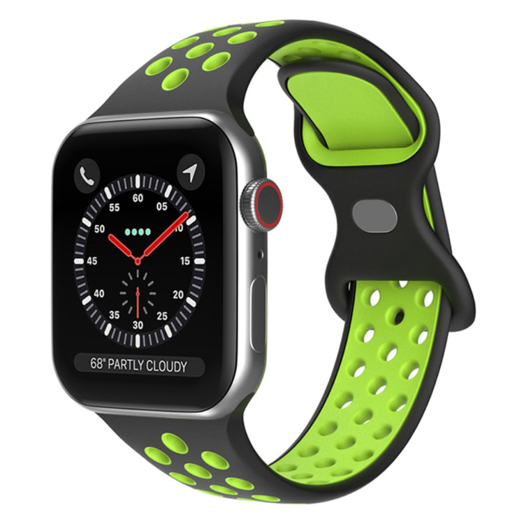 Super fantastisk Apple Watch Series 7 45mm Silikone Urrem - Sort#serie_12