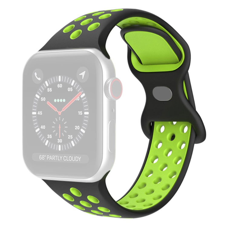 Sejt Apple Watch Series 7 45mm Silikone Rem - Sort#serie_12