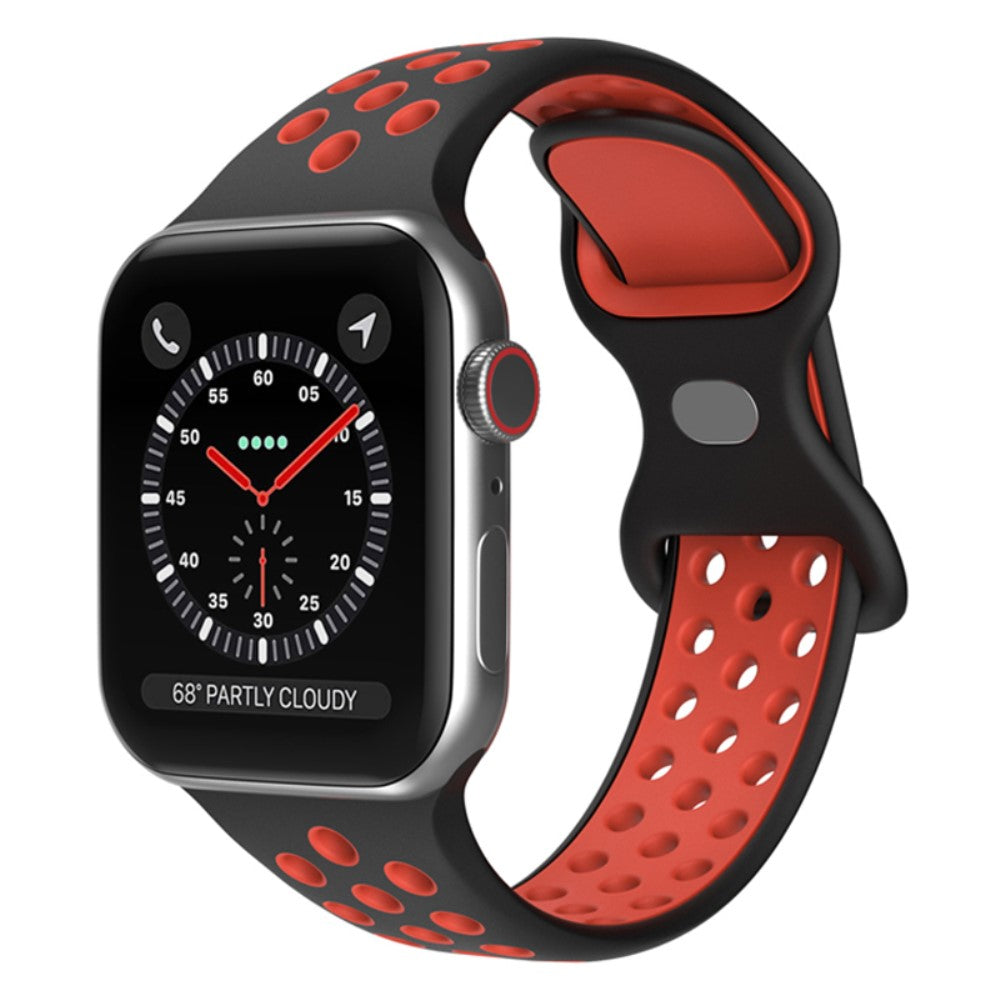 Super fantastisk Apple Watch Series 7 45mm Silikone Urrem - Sort#serie_8