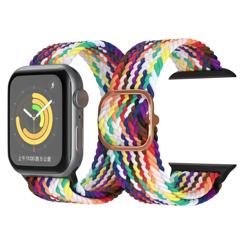 Mega godt Apple Watch Series 7 45mm Stof Urrem - Sølv#serie_12