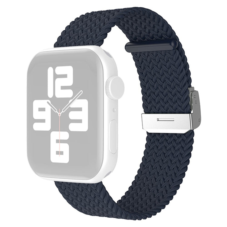 Super skøn Apple Watch Series 7 45mm Nylon Rem - Blå#serie_17