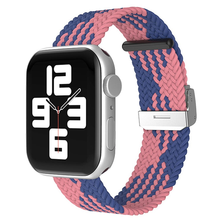 Rigtigt hårdfør Apple Watch Series 7 45mm Stof Urrem - Flerfarvet#serie_19