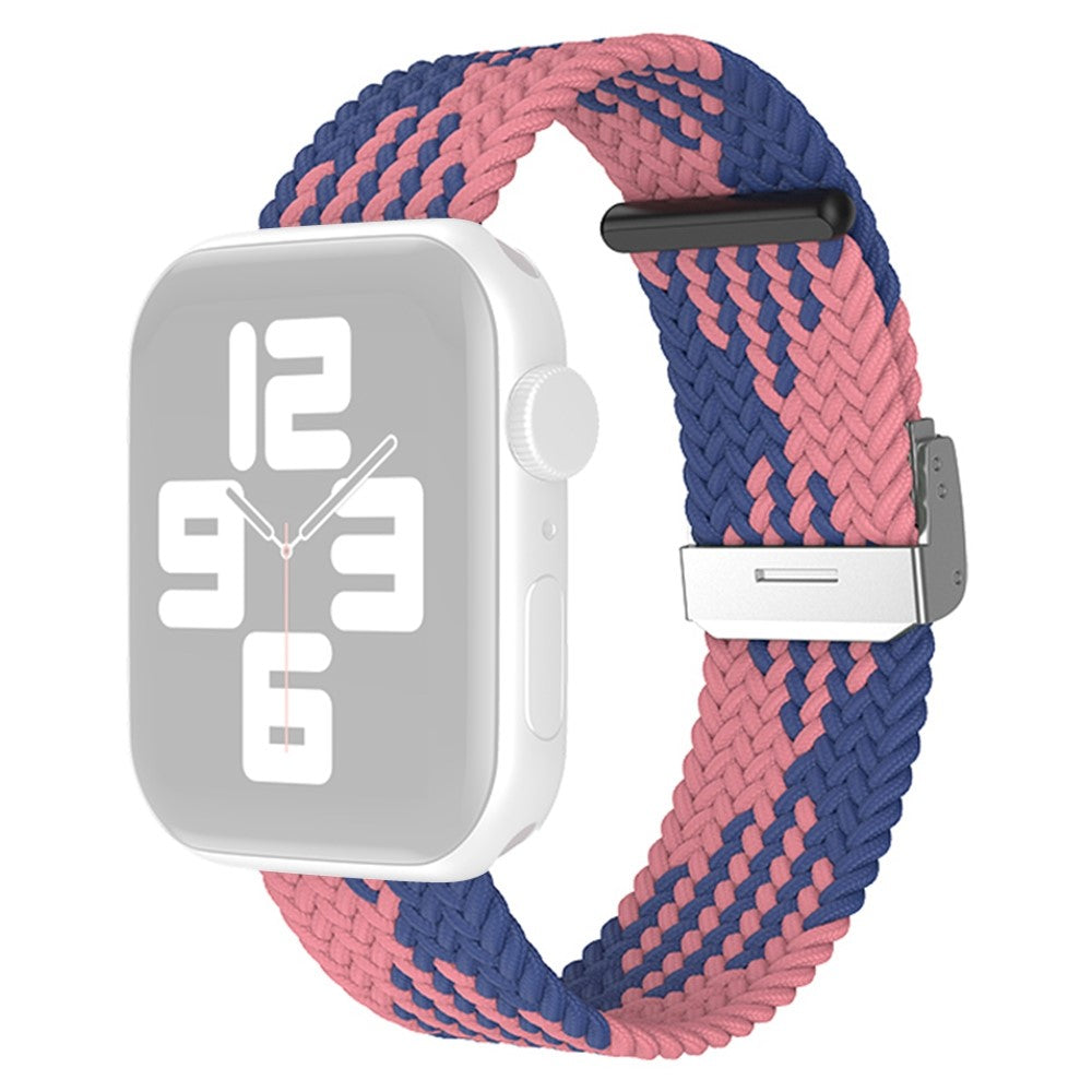 Super skøn Apple Watch Series 7 45mm Nylon Rem - Flerfarvet#serie_19