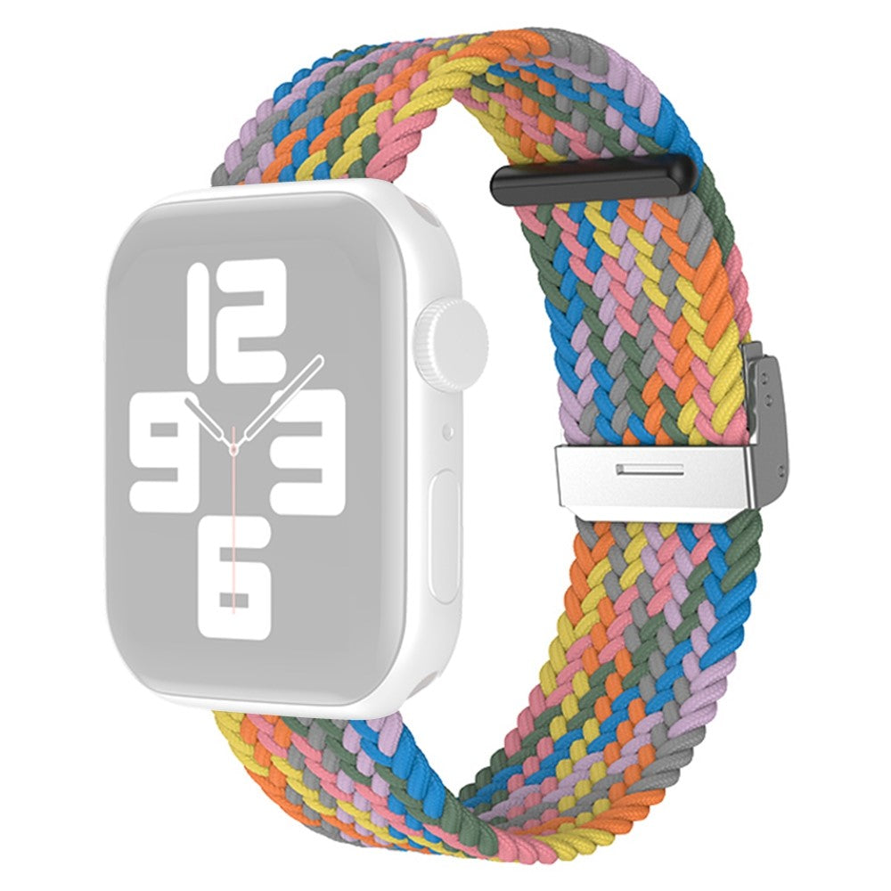 Super skøn Apple Watch Series 7 45mm Nylon Rem - Lilla#serie_3