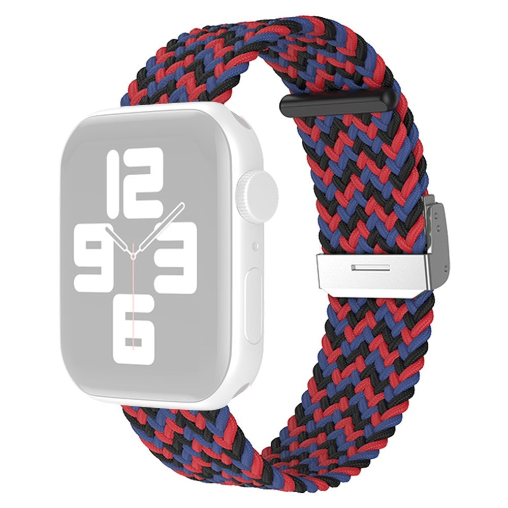 Super skøn Apple Watch Series 7 45mm Nylon Rem - Rød#serie_5