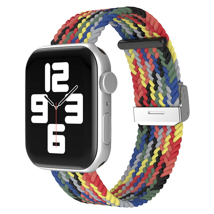 Holdbart Apple Watch Series 7 45mm Stof Urrem - Flerfarvet#serie_15