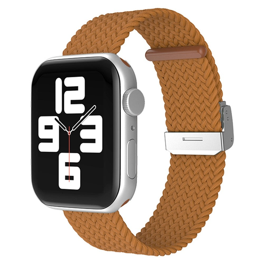 Holdbart Apple Watch Series 7 45mm Stof Urrem - Brun#serie_25