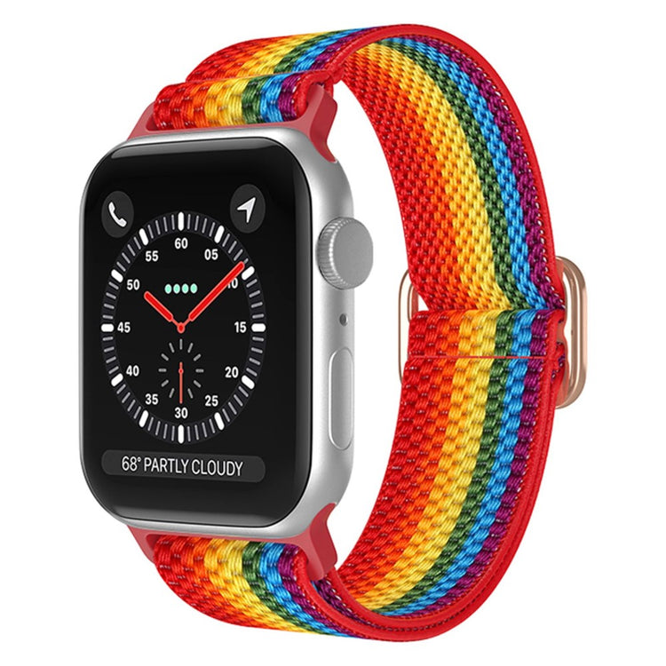 Vildt fantastisk Apple Watch Series 7 45mm Stof Urrem - Flerfarvet#serie_12