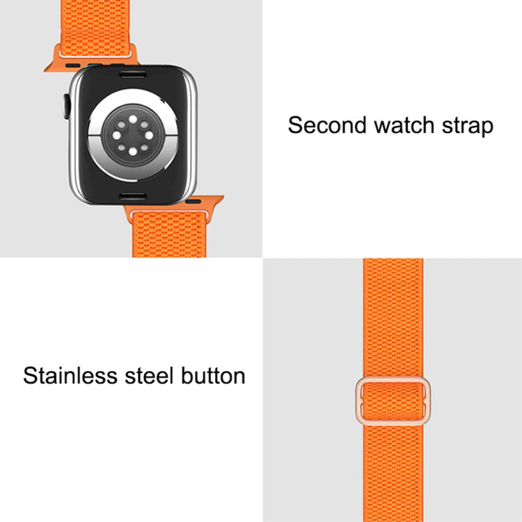 Vildt fantastisk Apple Watch Series 7 45mm Stof Urrem - Orange#serie_7