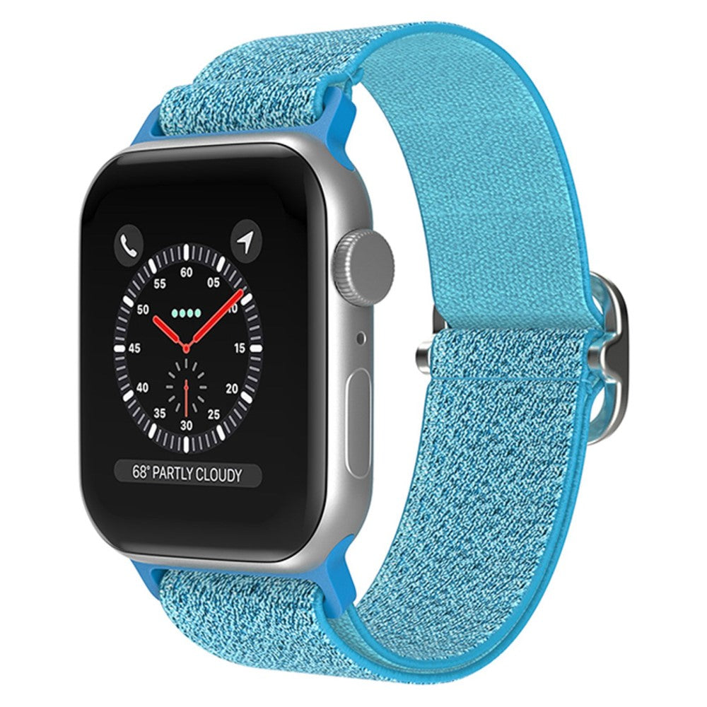 Mega fint Apple Watch Series 7 45mm Stof Urrem - Blå#serie_11