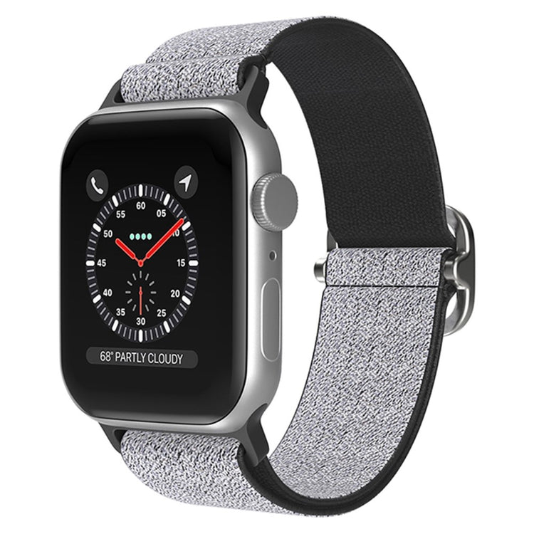 Mega fint Apple Watch Series 7 45mm Stof Urrem - Sort#serie_4