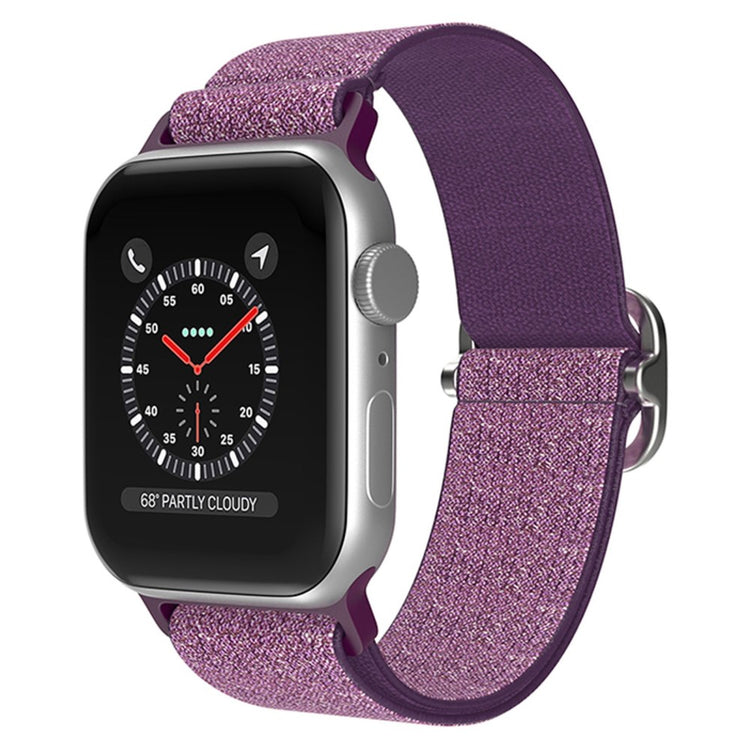 Mega fint Apple Watch Series 7 45mm Stof Urrem - Rød#serie_9