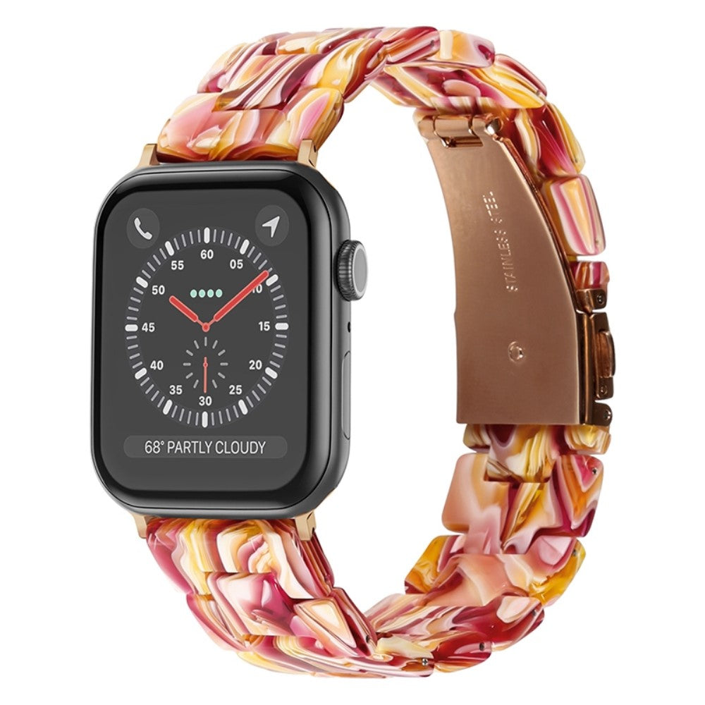 Mega komfortabel Apple Watch Series 7 45mm  Urrem - Flerfarvet#serie_14