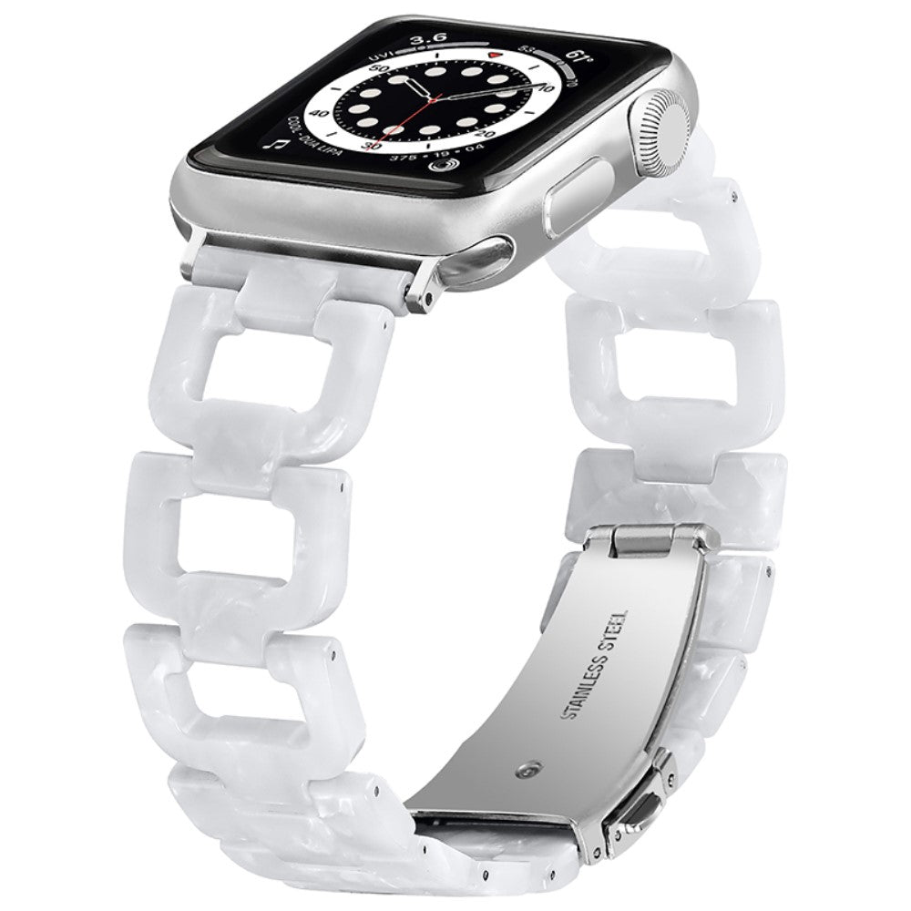 Super kønt Apple Watch Series 7 45mm  Rem - Hvid#serie_9